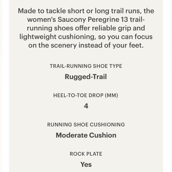 Saucony Peregrine 13 Trail-Running Shoes - Women's 8 - Picture 8 of 16